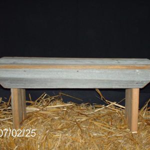 Child's Play - Country Decor - Barn Wood Doll Shaker Bench
